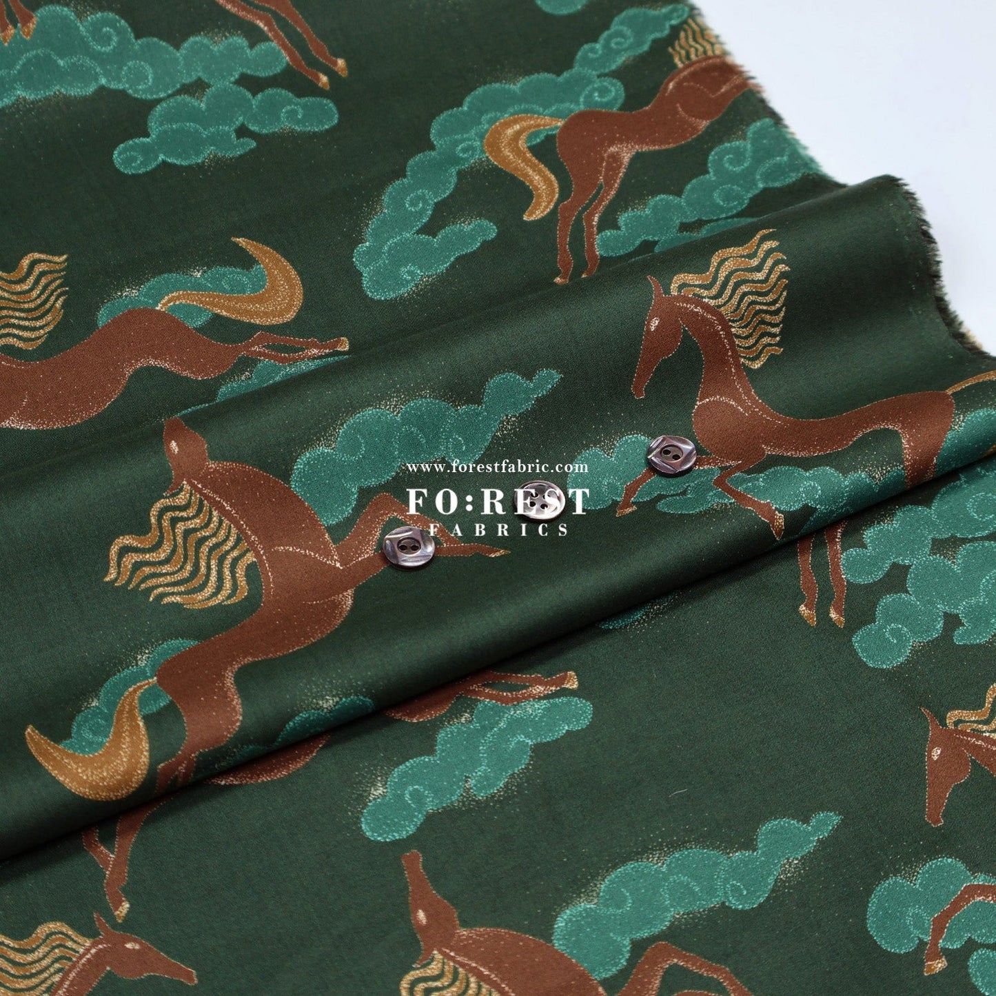 Liberty of London (Cotton Tana Lawn Fabric) - Deco Dressage - FO:REST Fabric 布恩堂Liberty fabrictana lawnjapanese fabricykk zipper
