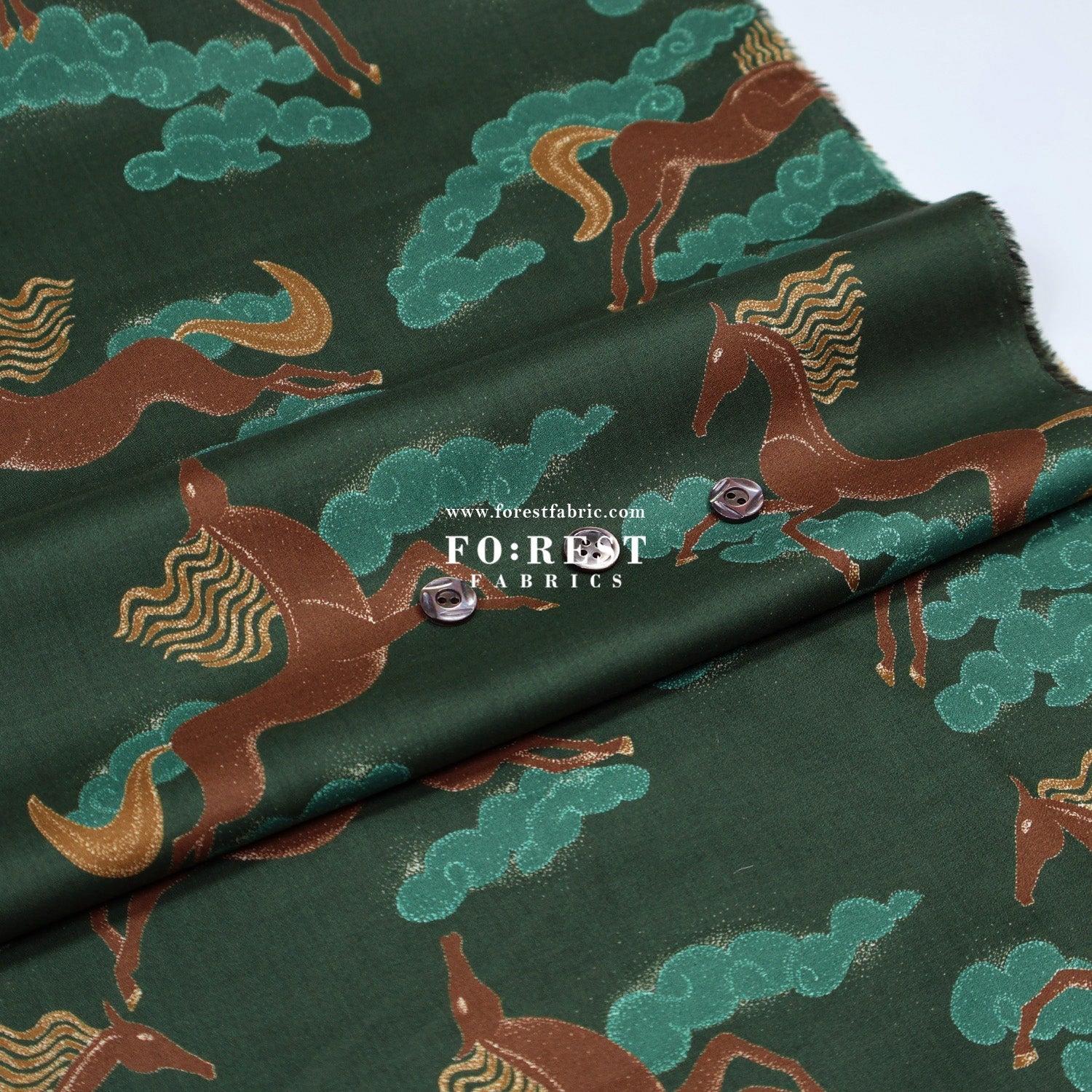Liberty of London (Cotton Tana Lawn Fabric) - Deco Dressage - FO:REST Fabric 布恩堂Liberty fabrictana lawnjapanese fabricykk zipper