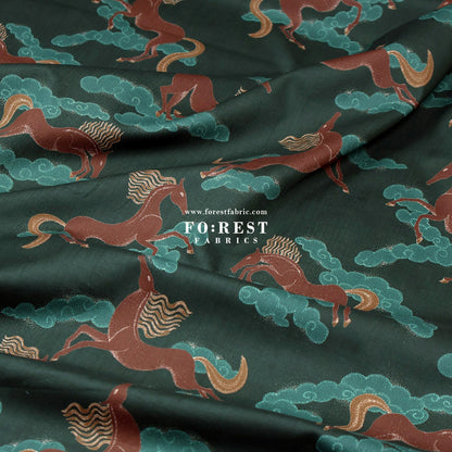 Liberty of London (Cotton Tana Lawn Fabric) - Deco Dressage - FO:REST Fabric 布恩堂Liberty fabrictana lawnjapanese fabricykk zipper