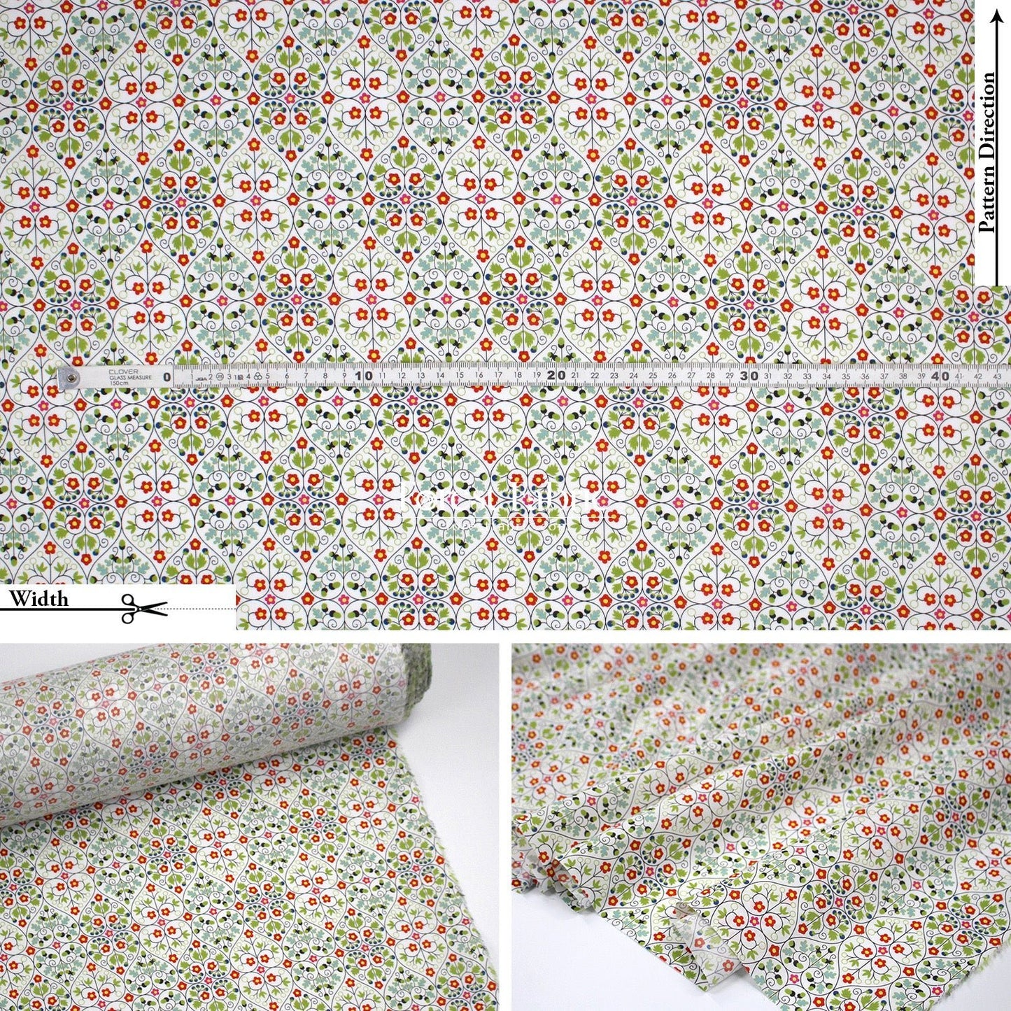 Liberty of London (Cotton Tana Lawn Fabric) - Delfie A - FO:REST Fabric 布恩堂Liberty fabrictana lawnjapanese fabricykk zipper