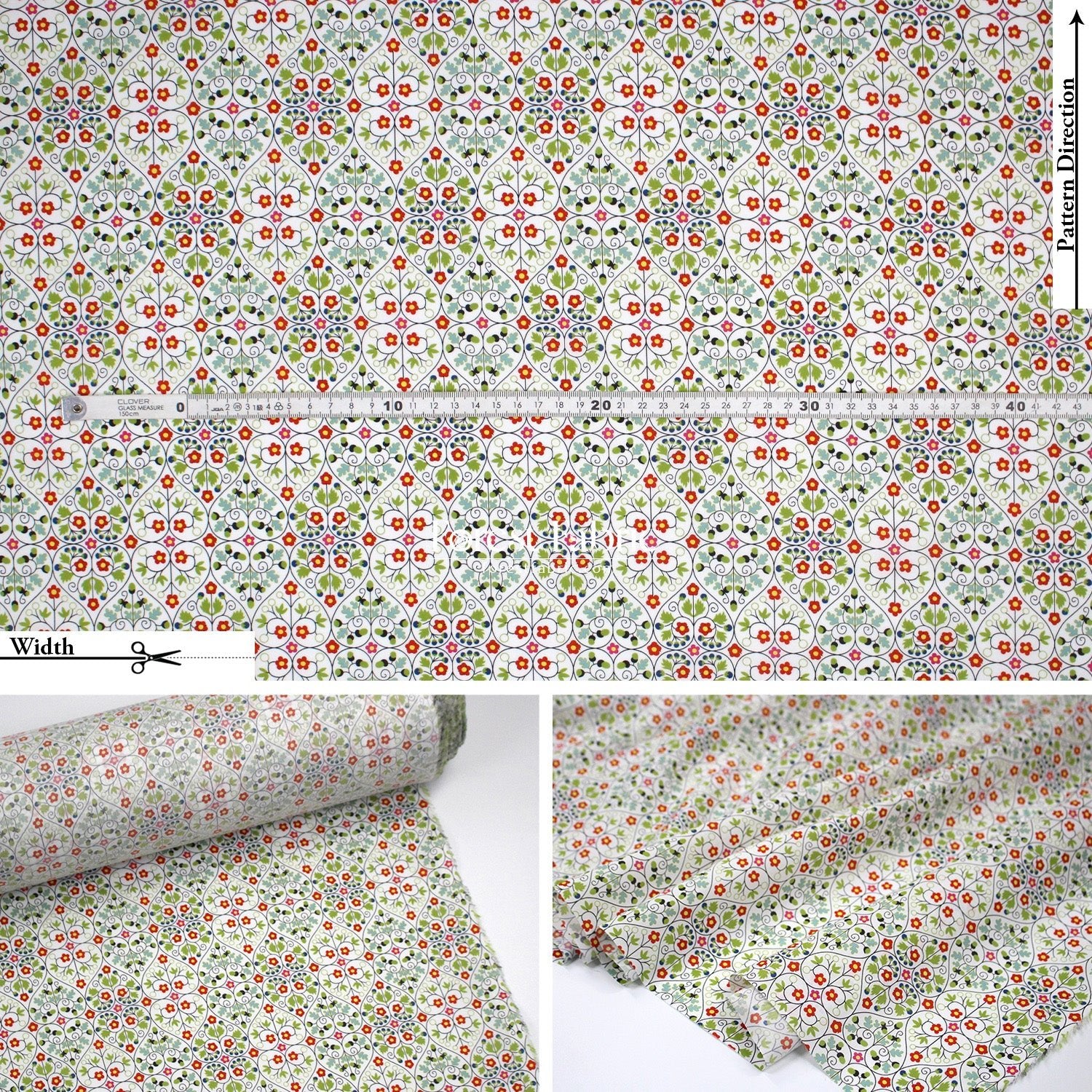 Liberty of London (Cotton Tana Lawn Fabric) - Delfie A - FO:REST Fabric 布恩堂Liberty fabrictana lawnjapanese fabricykk zipper
