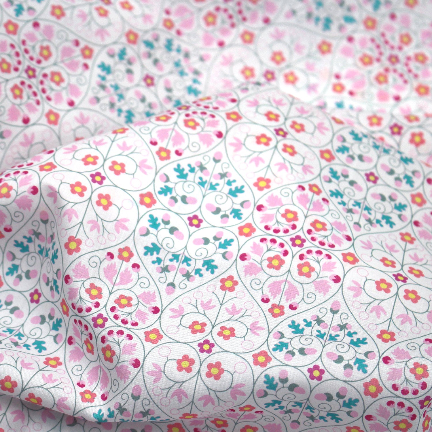 Liberty of London (Cotton Tana Lawn Fabric) - Delfie A - FO:REST Fabric 布恩堂Liberty fabrictana lawnjapanese fabricykk zipper