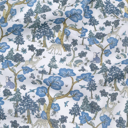 Liberty of London (Cotton Tana Lawn Fabric) - Doe a Deer - FO:REST Fabric 布恩堂Liberty fabrictana lawnjapanese fabricykk zipper