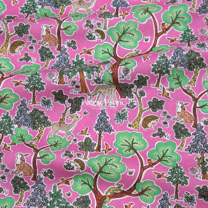 Liberty of London (Cotton Tana Lawn Fabric) - Doe a Deer - FO:REST Fabric 布恩堂Liberty fabrictana lawnjapanese fabricykk zipper
