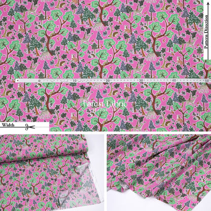 Liberty of London (Cotton Tana Lawn Fabric) - Doe a Deer - FO:REST Fabric 布恩堂Liberty fabrictana lawnjapanese fabricykk zipper