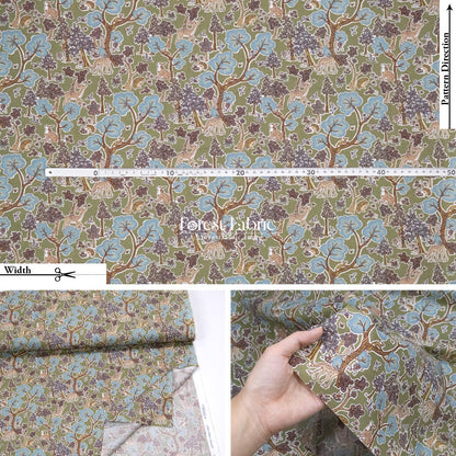 Liberty of London (Cotton Tana Lawn Fabric) - Doe a Deer - FO:REST Fabric 布恩堂Liberty fabrictana lawnjapanese fabricykk zipper