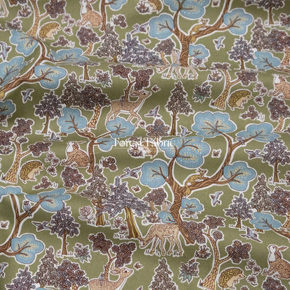 Liberty of London (Cotton Tana Lawn Fabric) - Doe a Deer - FO:REST Fabric 布恩堂Liberty fabrictana lawnjapanese fabricykk zipper