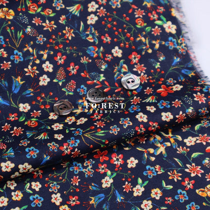 Liberty of London (Cotton Tana Lawn Fabric) - Donna leigh - FO:REST Fabric 布恩堂Liberty fabrictana lawnjapanese fabricykk zipper