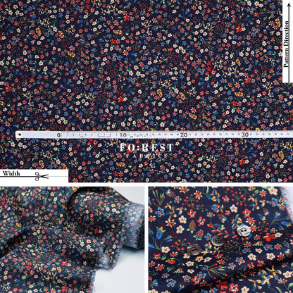Liberty of London (Cotton Tana Lawn Fabric) - Donna leigh - FO:REST Fabric 布恩堂Liberty fabrictana lawnjapanese fabricykk zipper