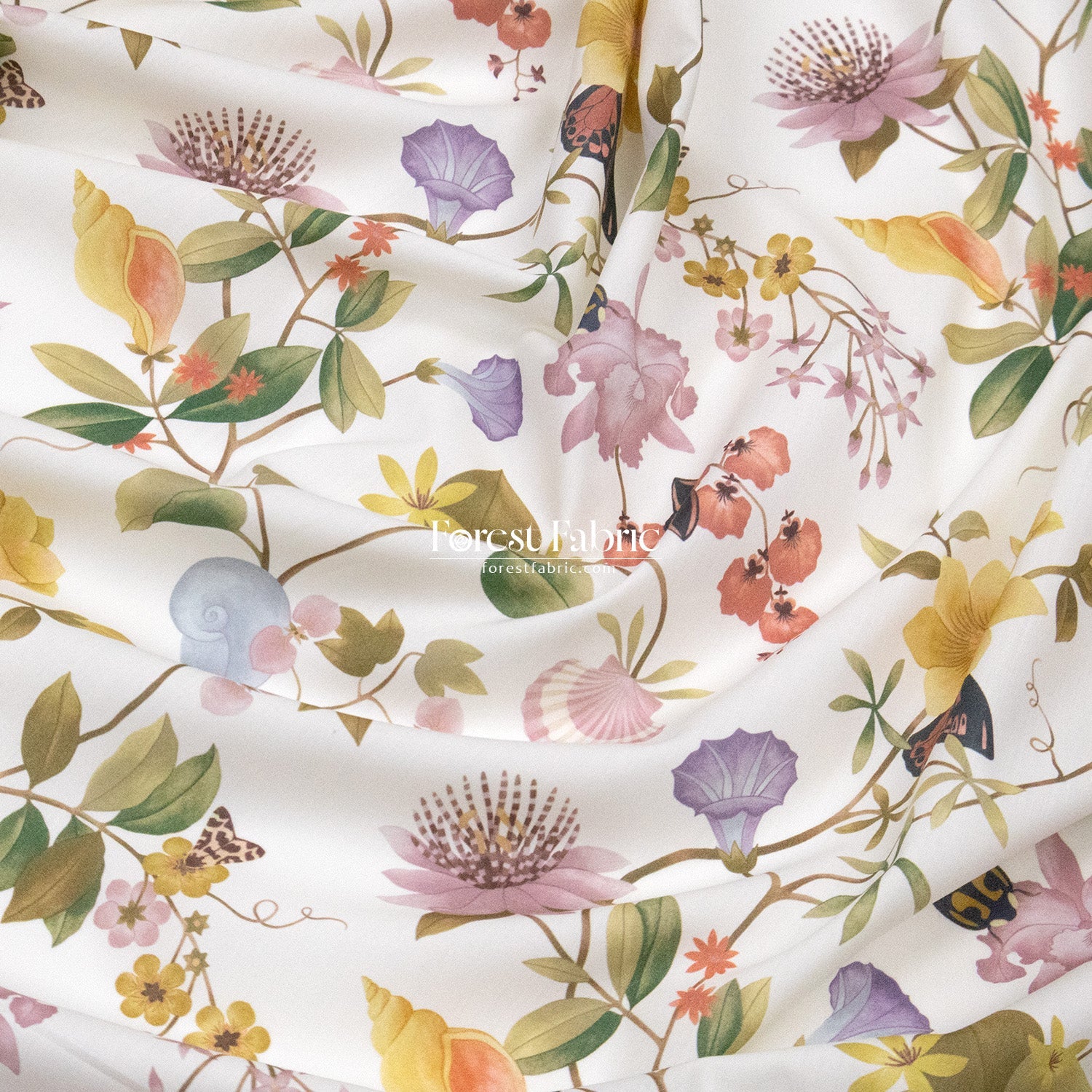 Liberty of London (Cotton Tana Lawn Fabric) - Doreen June - FO:REST Fabric 布恩堂Liberty fabrictana lawnjapanese fabricykk zipper
