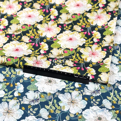 Liberty of London (Cotton Tana Lawn Fabric) - Dorset Rose - FO:REST Fabric 布恩堂Liberty fabrictana lawnjapanese fabricykk zipper