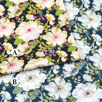 Liberty of London (Cotton Tana Lawn Fabric) - Dorset Rose - FO:REST Fabric 布恩堂Liberty fabrictana lawnjapanese fabricykk zipper