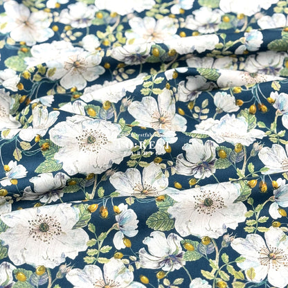 Liberty of London (Cotton Tana Lawn Fabric) - Dorset Rose - FO:REST Fabric 布恩堂Liberty fabrictana lawnjapanese fabricykk zipper