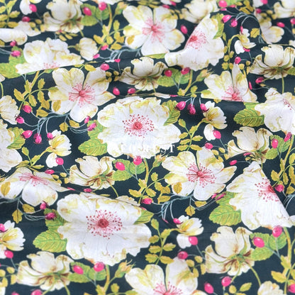 Liberty of London (Cotton Tana Lawn Fabric) - Dorset Rose - FO:REST Fabric 布恩堂Liberty fabrictana lawnjapanese fabricykk zipper