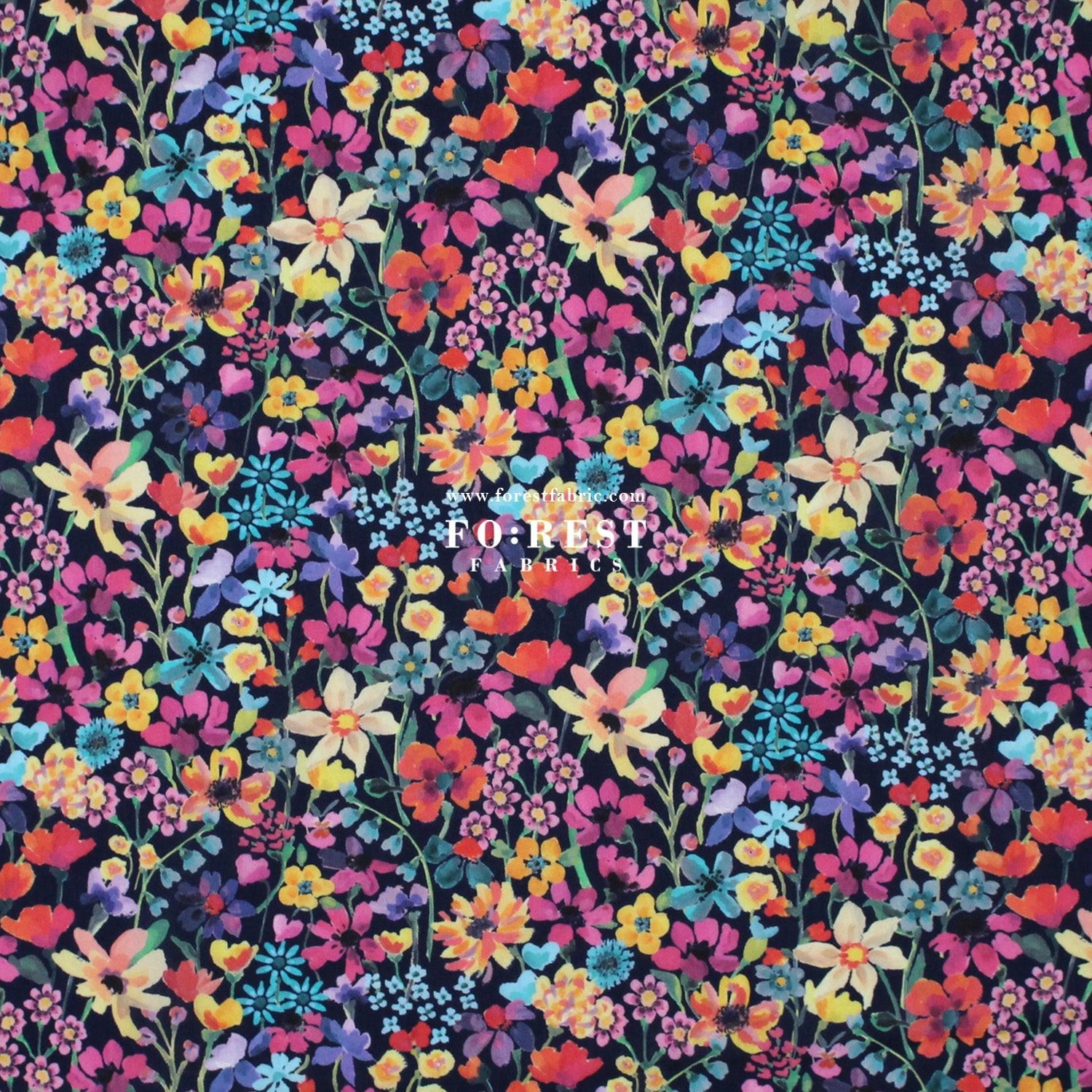 Liberty of London (Cotton Tana Lawn Fabric) - Dreams of Summer D - FO:REST Fabric 布恩堂Liberty fabrictana lawnjapanese fabricykk zipper