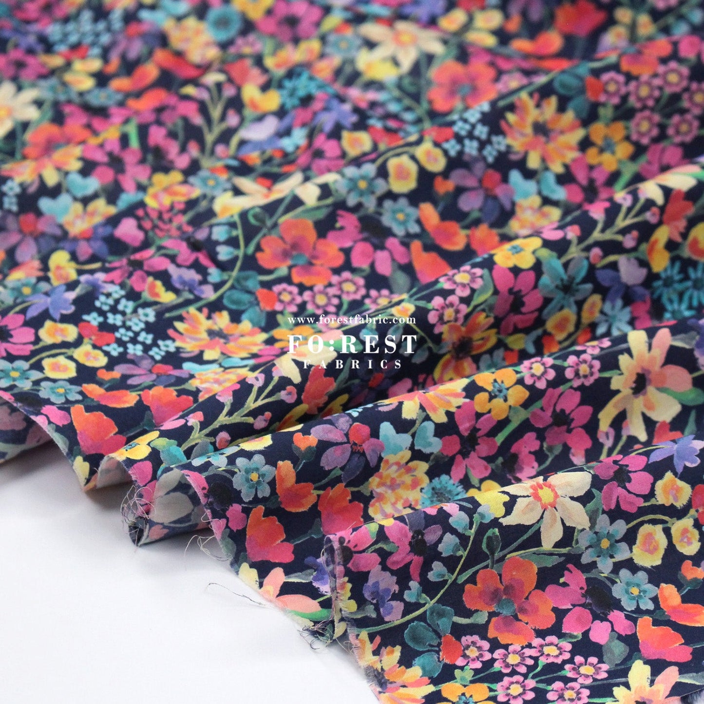 Liberty of London (Cotton Tana Lawn Fabric) - Dreams of Summer D - FO:REST Fabric 布恩堂Liberty fabrictana lawnjapanese fabricykk zipper