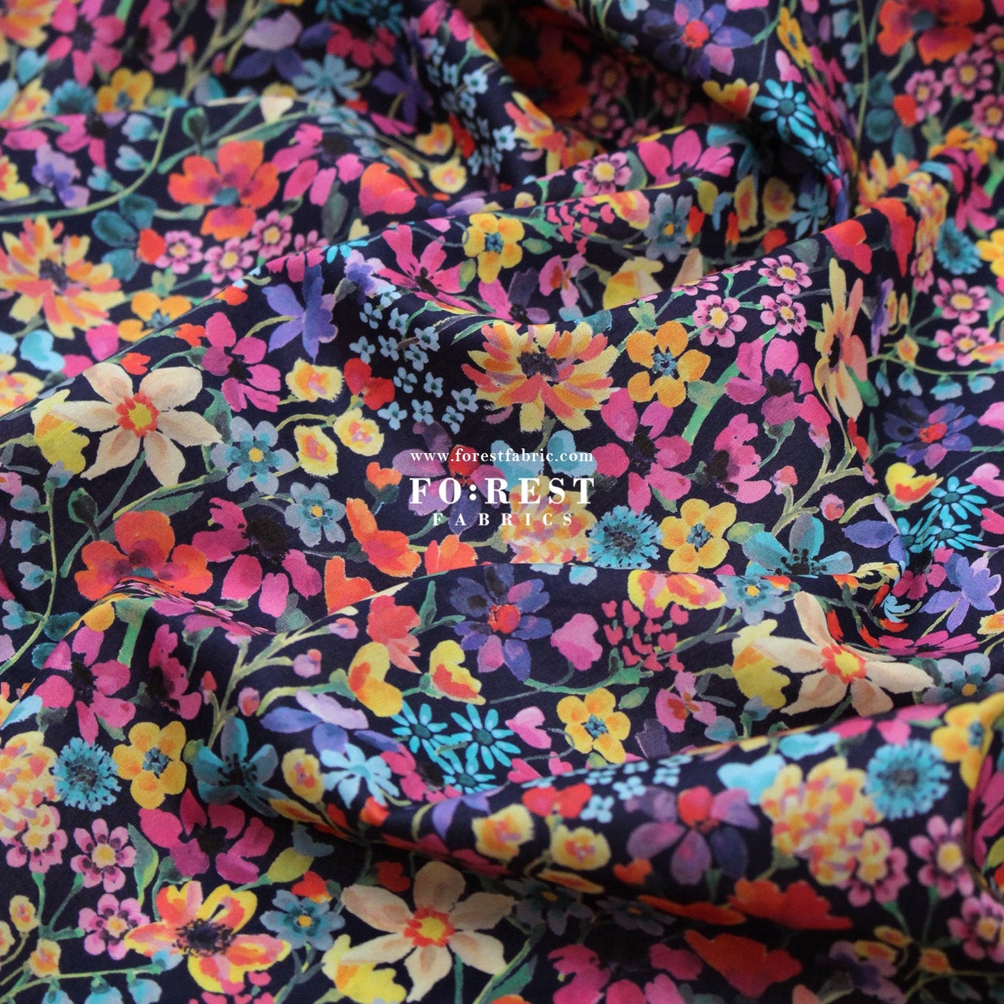 Liberty of London (Cotton Tana Lawn Fabric) - Dreams of Summer D - FO:REST Fabric 布恩堂Liberty fabrictana lawnjapanese fabricykk zipper