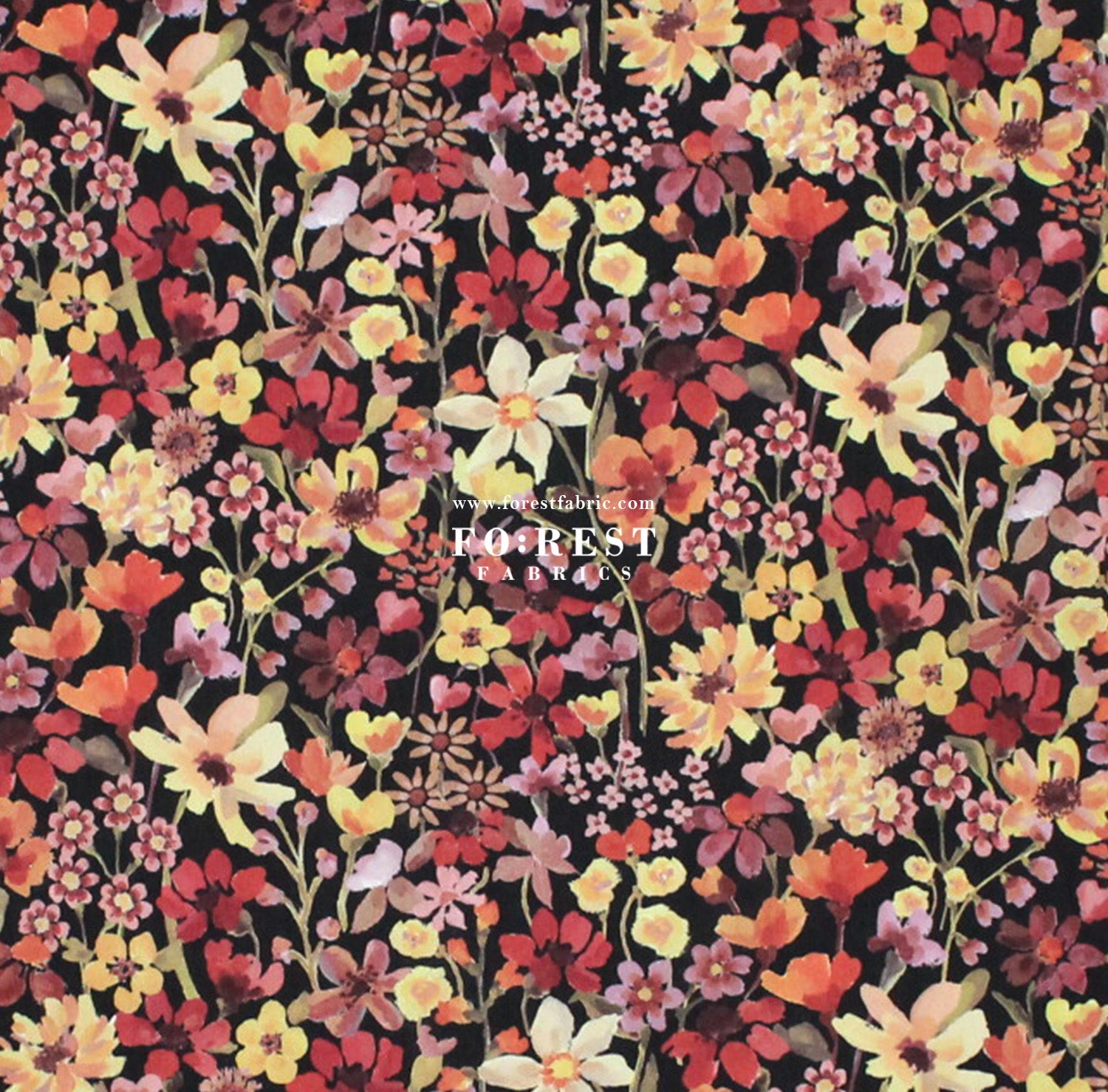 Liberty of London (Cotton Tana Lawn Fabric) - Dreams of Summer E - FO:REST Fabric 布恩堂Liberty fabrictana lawnjapanese fabricykk zipper