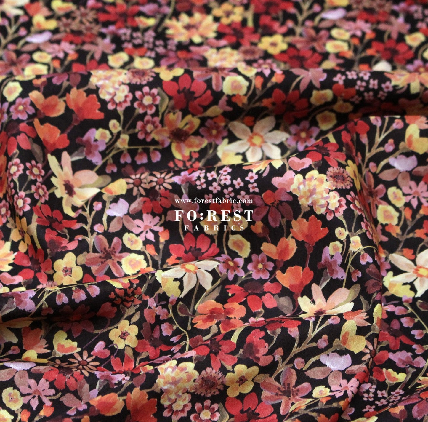 Liberty of London (Cotton Tana Lawn Fabric) - Dreams of Summer E - FO:REST Fabric 布恩堂Liberty fabrictana lawnjapanese fabricykk zipper