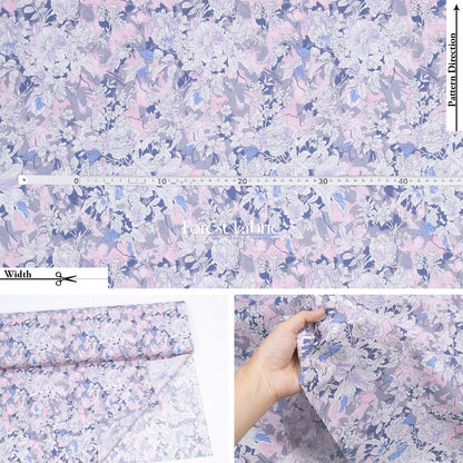 Liberty of London (Cotton Tana Lawn Fabric) - Dreamscape - FO:REST Fabric 布恩堂Liberty fabrictana lawnjapanese fabricykk zipper