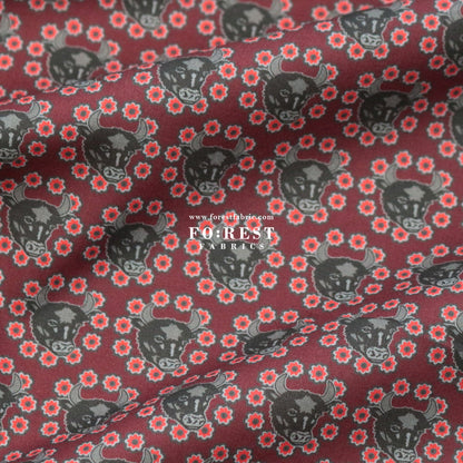 Liberty of London (Cotton Tana Lawn Fabric) - Earth OX - FO:REST Fabric 布恩堂Liberty fabrictana lawnjapanese fabricykk zipper