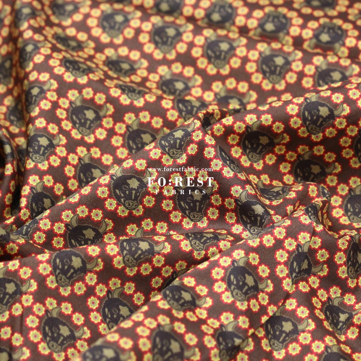Liberty of London (Cotton Tana Lawn Fabric) - Earth OX - FO:REST Fabric 布恩堂Liberty fabrictana lawnjapanese fabricykk zipper