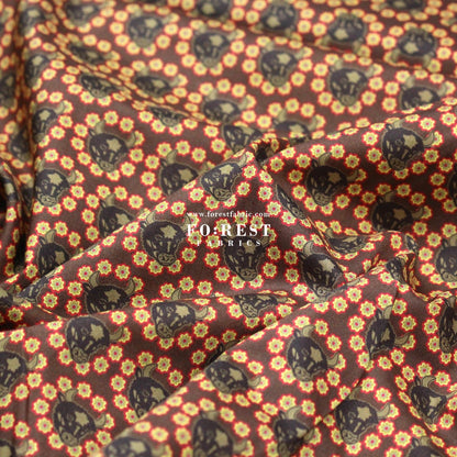 Liberty of London (Cotton Tana Lawn Fabric) - Earth OX - FO:REST Fabric 布恩堂Liberty fabrictana lawnjapanese fabricykk zipper