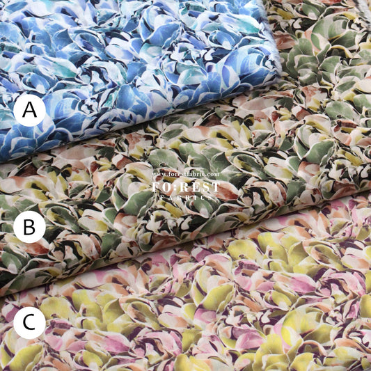 Liberty of London (Cotton Tana Lawn Fabric) - Efflorescence - FO:REST Fabric 布恩堂Liberty fabrictana lawnjapanese fabricykk zipper