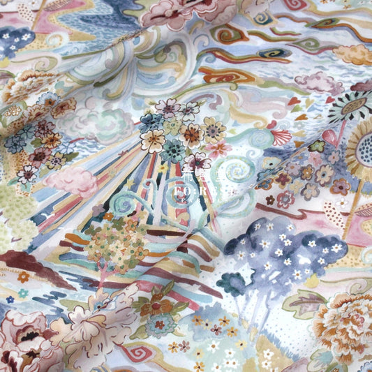 Liberty Of London (Cotton Tana Lawn Fabric) - Elysia Meadow Cotton