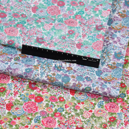 Liberty of London (Cotton Tana Lawn Fabric) - Elysian Day - FO:REST Fabric 布恩堂Liberty fabrictana lawnjapanese fabricykk zipper
