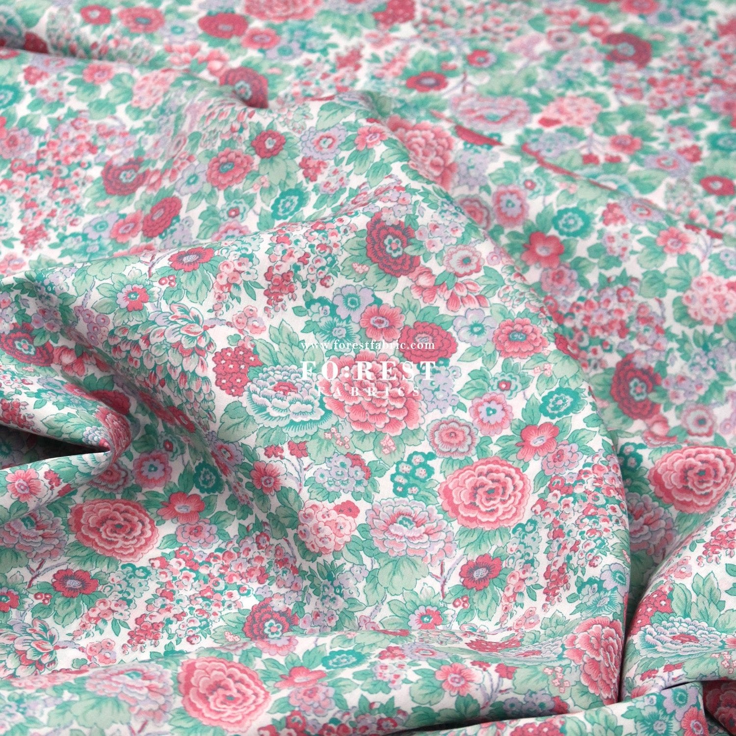 Liberty of London (Cotton Tana Lawn Fabric) - Elysian Day - FO:REST Fabric 布恩堂Liberty fabrictana lawnjapanese fabricykk zipper