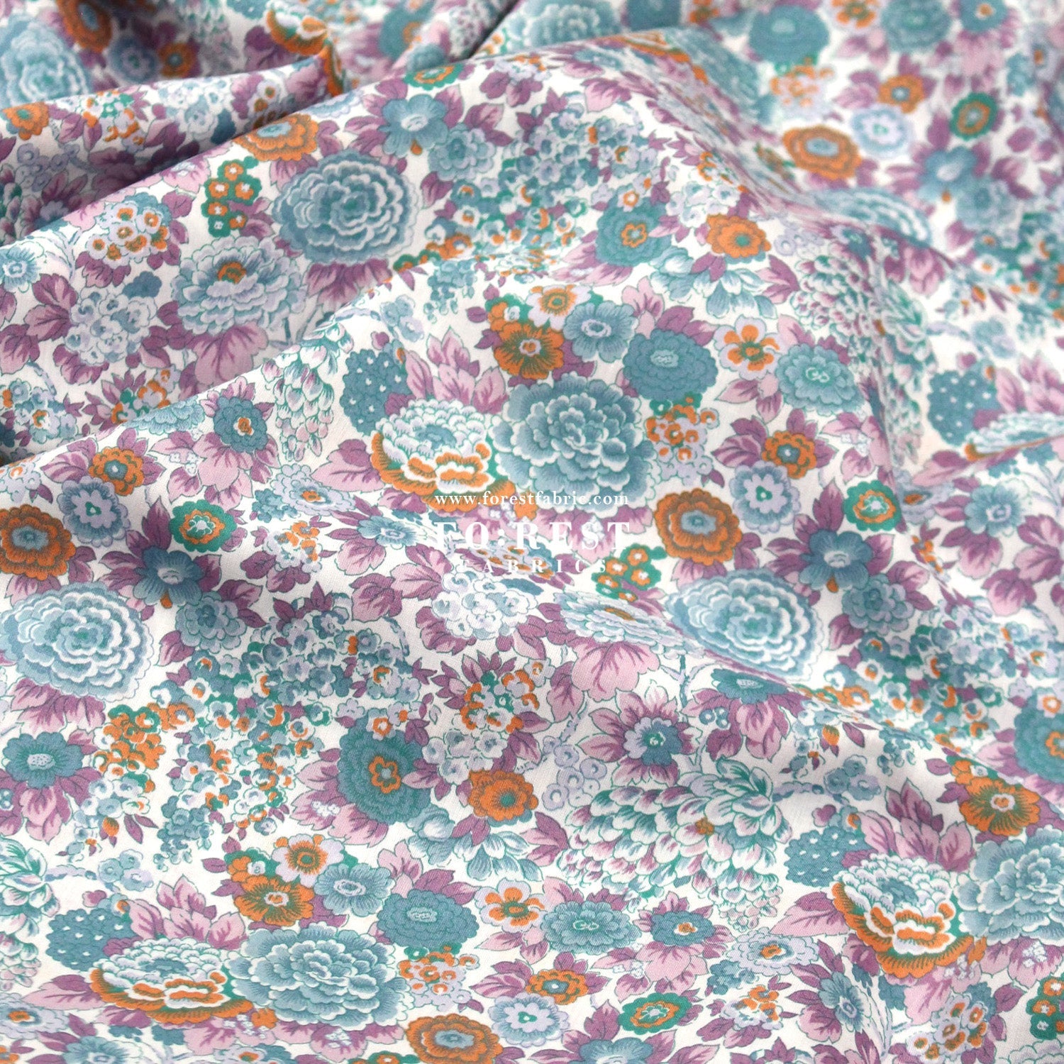 Liberty of London (Cotton Tana Lawn Fabric) - Elysian Day - FO:REST Fabric 布恩堂Liberty fabrictana lawnjapanese fabricykk zipper