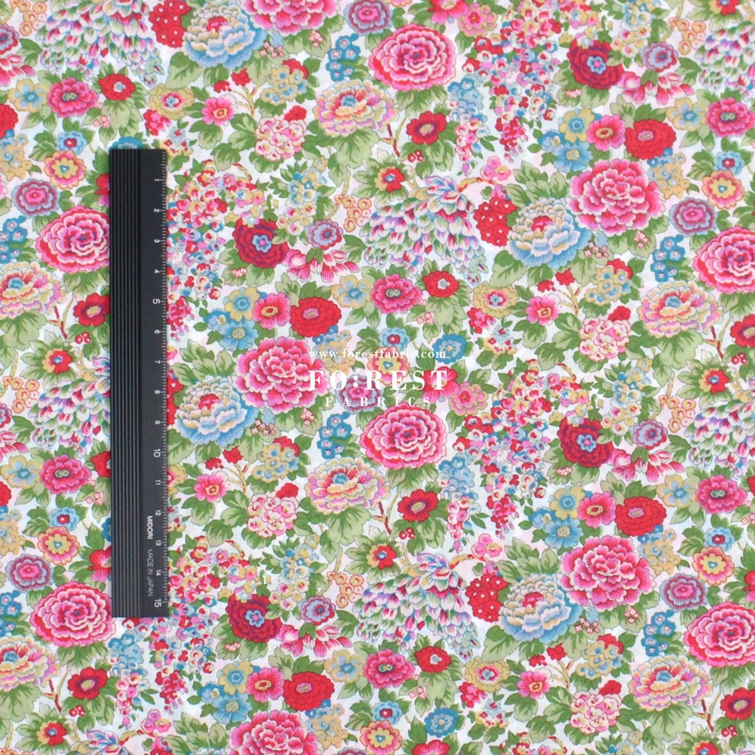 Liberty of London (Cotton Tana Lawn Fabric) - Elysian Day - FO:REST Fabric 布恩堂Liberty fabrictana lawnjapanese fabricykk zipper