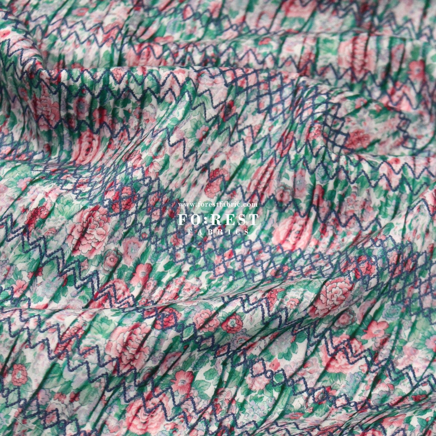 Liberty of London (Cotton Tana Lawn Fabric) - Elysian Smock - FO:REST Fabric 布恩堂Liberty fabrictana lawnjapanese fabricykk zipper