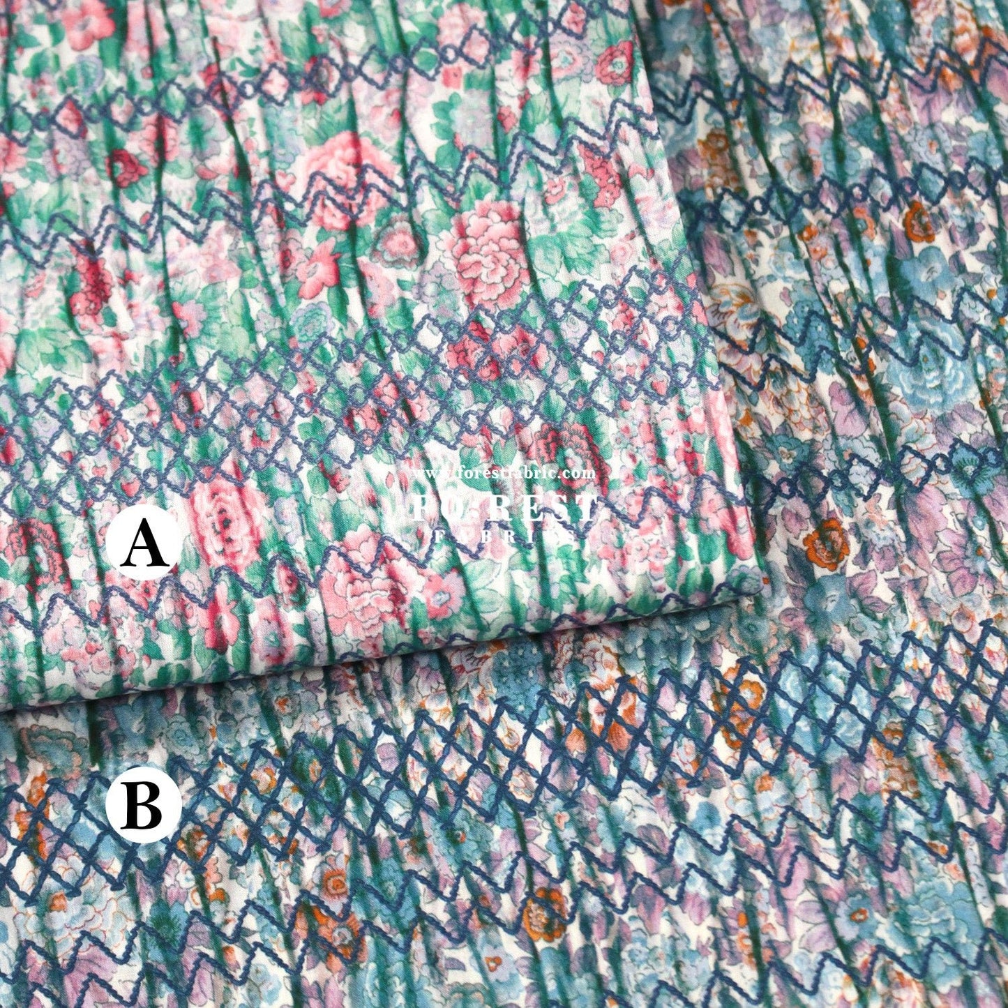 Liberty of London (Cotton Tana Lawn Fabric) - Elysian Smock - FO:REST Fabric 布恩堂Liberty fabrictana lawnjapanese fabricykk zipper