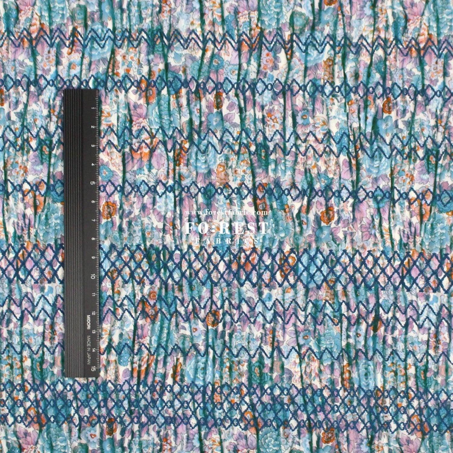 Liberty of London (Cotton Tana Lawn Fabric) - Elysian Smock - FO:REST Fabric 布恩堂Liberty fabrictana lawnjapanese fabricykk zipper
