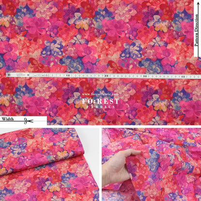 Liberty of London (Cotton Tana Lawn Fabric) - Emerald Bay B - FO:REST Fabric 布恩堂Liberty fabrictana lawnjapanese fabricykk zipper
