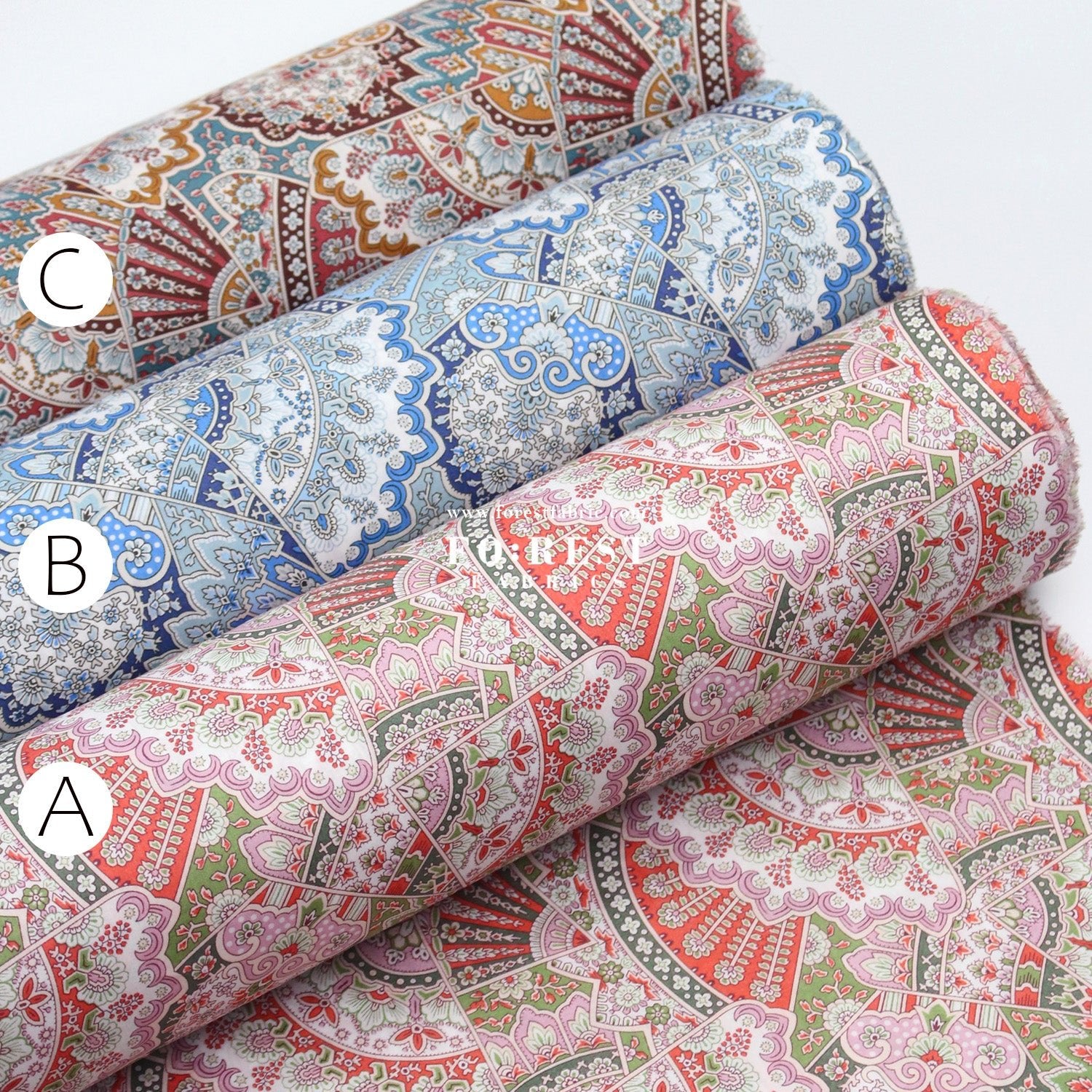 Liberty of London (Cotton Tana Lawn Fabric) - Emporium - FO:REST Fabric 布恩堂Liberty fabrictana lawnjapanese fabricykk zipper