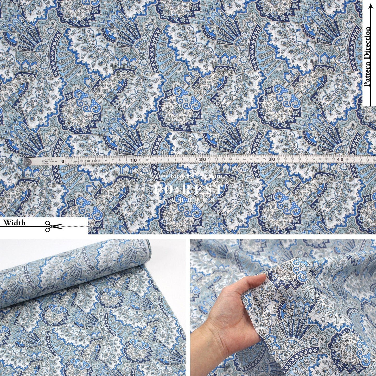 Liberty of London (Cotton Tana Lawn Fabric) - Emporium - FO:REST Fabric 布恩堂Liberty fabrictana lawnjapanese fabricykk zipper