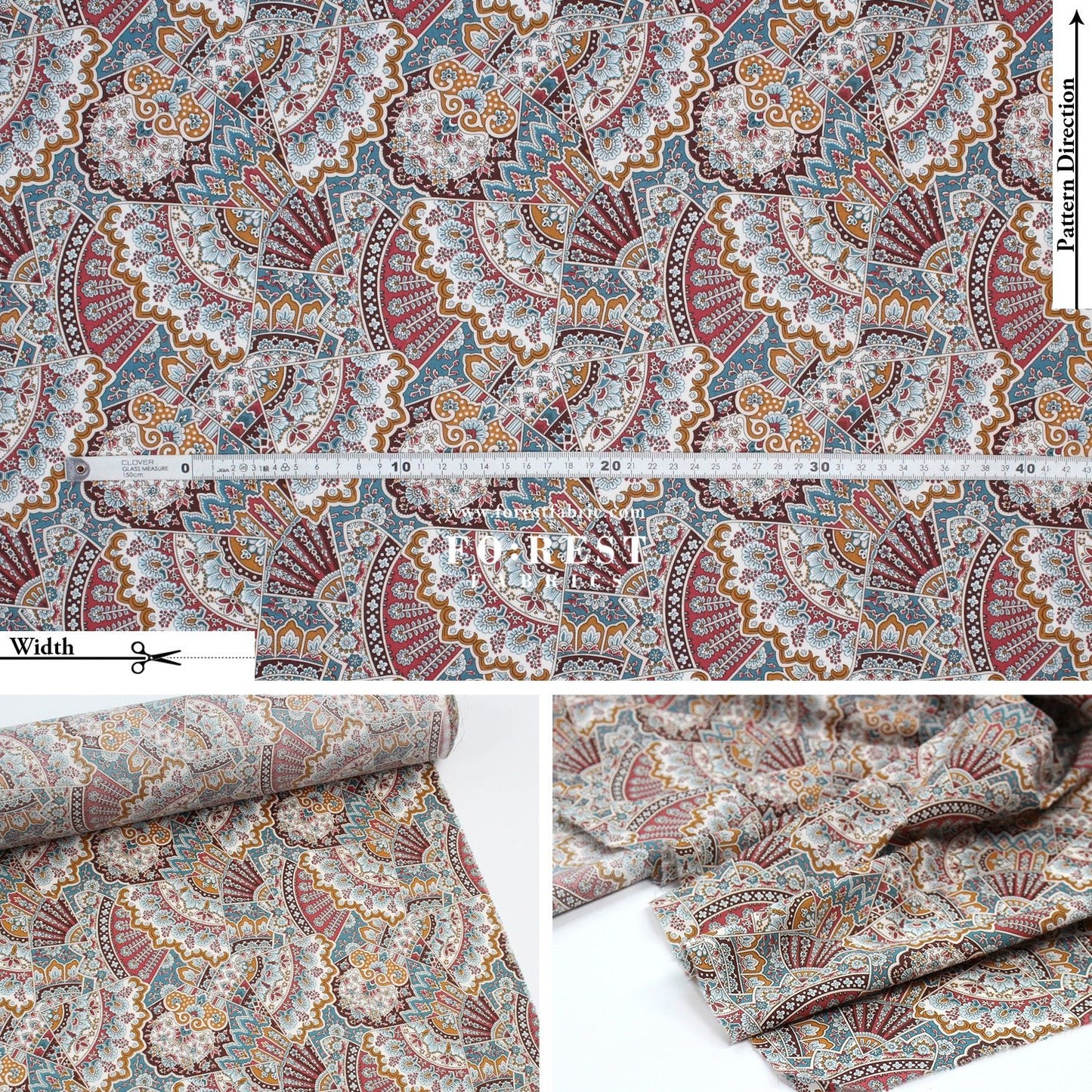 Liberty of London (Cotton Tana Lawn Fabric) - Emporium - FO:REST Fabric 布恩堂Liberty fabrictana lawnjapanese fabricykk zipper