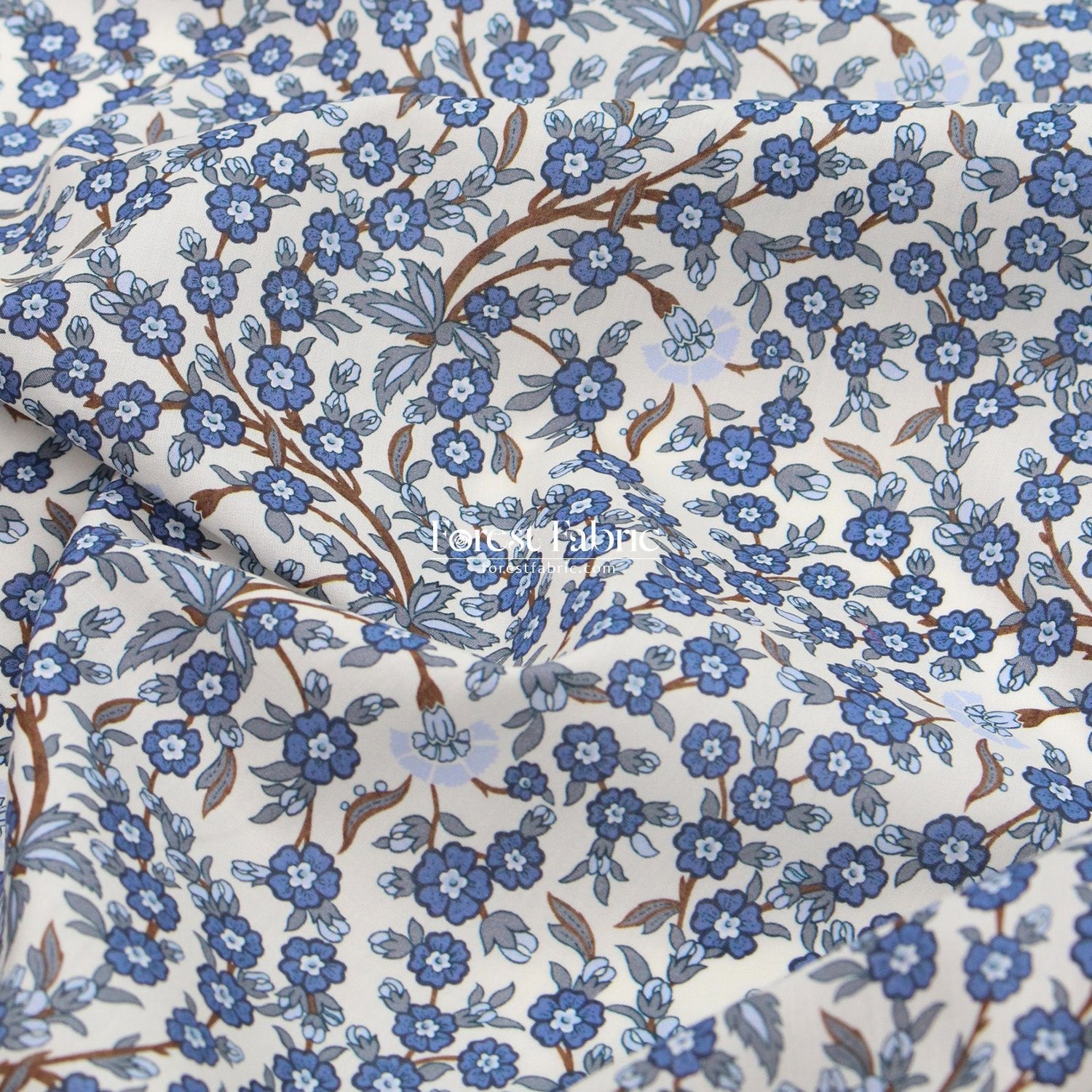 Liberty of London (Cotton Tana Lawn Fabric) - Empress - FO:REST Fabric 布恩堂Liberty fabrictana lawnjapanese fabricykk zipper