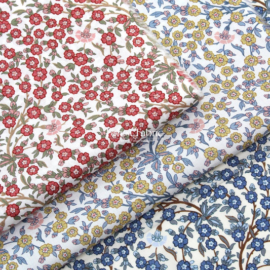 Liberty of London (Cotton Tana Lawn Fabric) - Empress - FO:REST Fabric 布恩堂Liberty fabrictana lawnjapanese fabricykk zipper