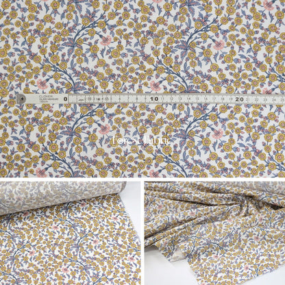 Liberty of London (Cotton Tana Lawn Fabric) - Empress - FO:REST Fabric 布恩堂Liberty fabrictana lawnjapanese fabricykk zipper