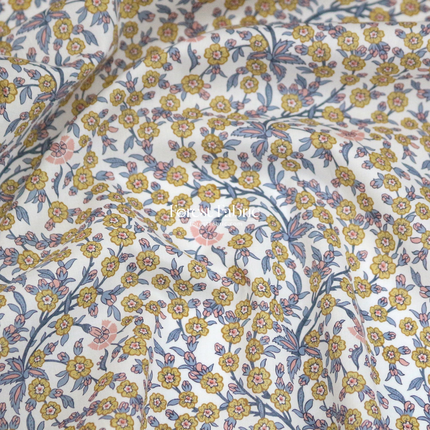 Liberty of London (Cotton Tana Lawn Fabric) - Empress - FO:REST Fabric 布恩堂Liberty fabrictana lawnjapanese fabricykk zipper