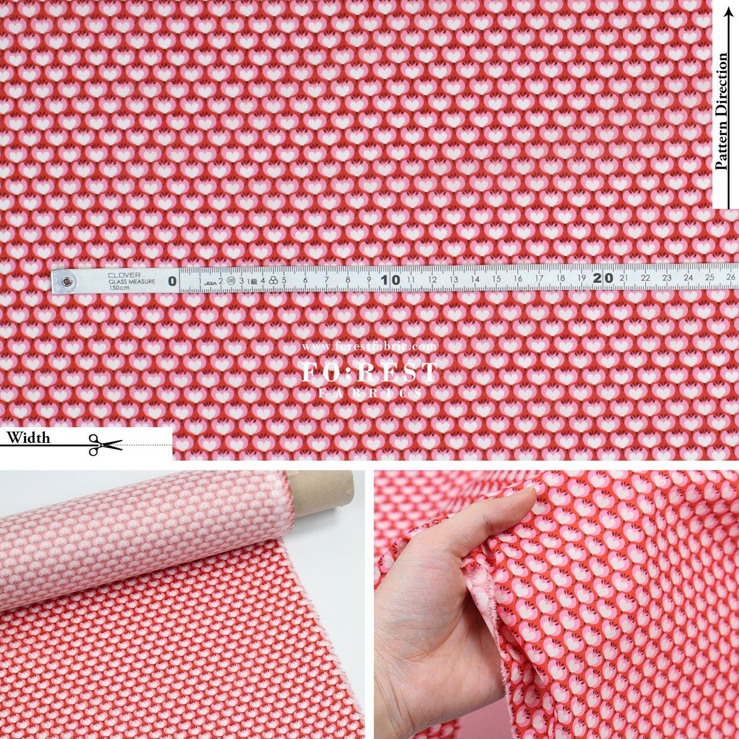 Liberty of London (Cotton Tana Lawn Fabric) - Enamoured - FO:REST Fabric 布恩堂Liberty fabrictana lawnjapanese fabricykk zipper