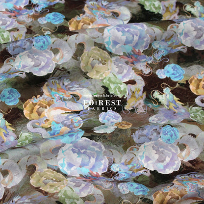 Liberty of London (Cotton Tana Lawn Fabric) - Endless Song - FO:REST Fabric 布恩堂Liberty fabrictana lawnjapanese fabricykk zipper
