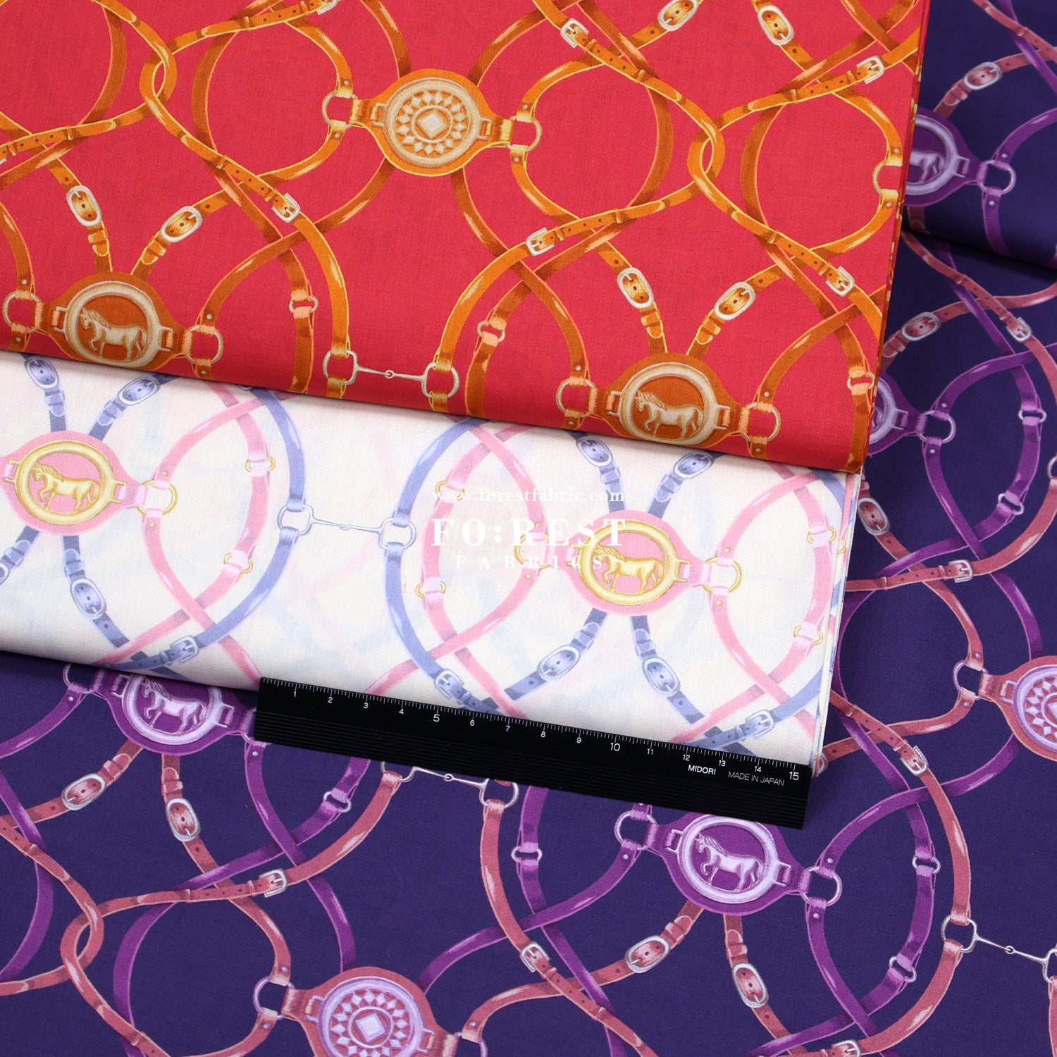 Liberty of London (Cotton Tana Lawn Fabric) - Equestrian - FO:REST Fabric 布恩堂Liberty fabrictana lawnjapanese fabricykk zipper