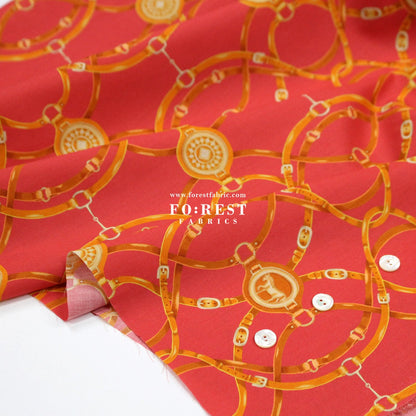 Liberty of London (Cotton Tana Lawn Fabric) - Equestrian - FO:REST Fabric 布恩堂Liberty fabrictana lawnjapanese fabricykk zipper
