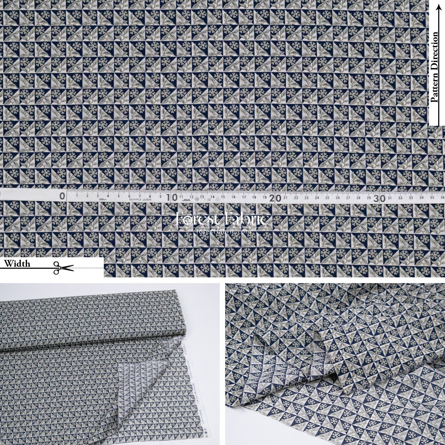 Liberty of London (Cotton Tana Lawn Fabric) - Equinox - FO:REST Fabric 布恩堂Liberty fabrictana lawnjapanese fabricykk zipper