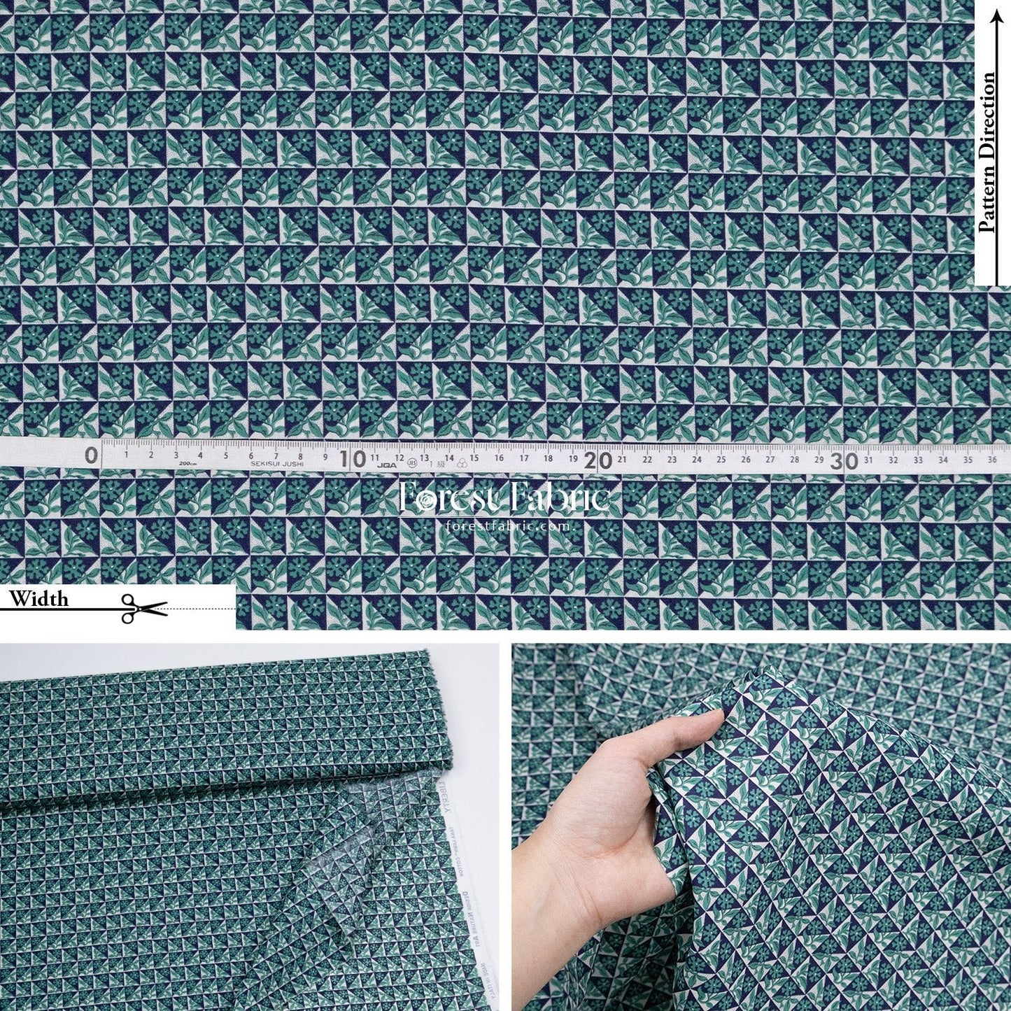 Liberty of London (Cotton Tana Lawn Fabric) - Equinox - FO:REST Fabric 布恩堂Liberty fabrictana lawnjapanese fabricykk zipper